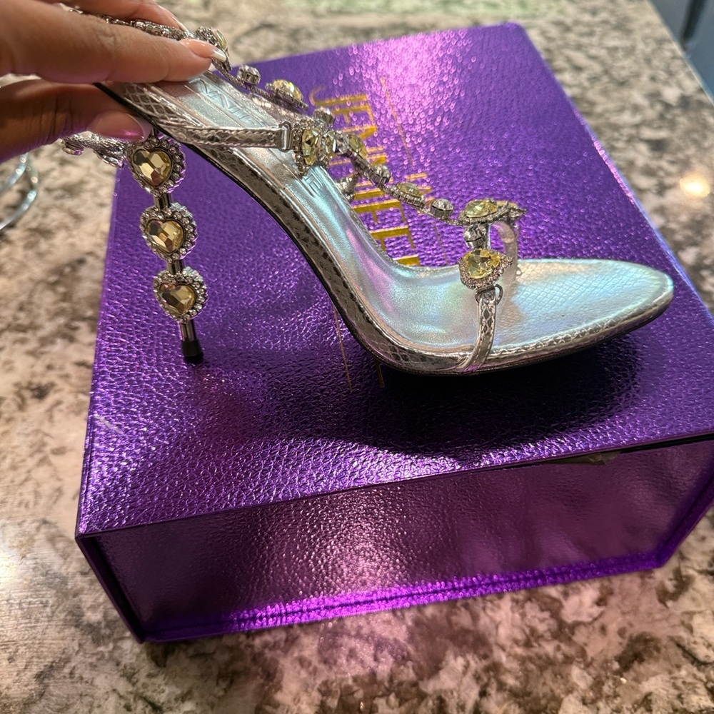 Jennifer Le Crystal heels